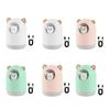 Portable Mini Humidifier 300ML Cartoon USB Cool Mist Humidifier with Colorful Lights Small Personal Desktop Humidifier with Auto Shut-Off