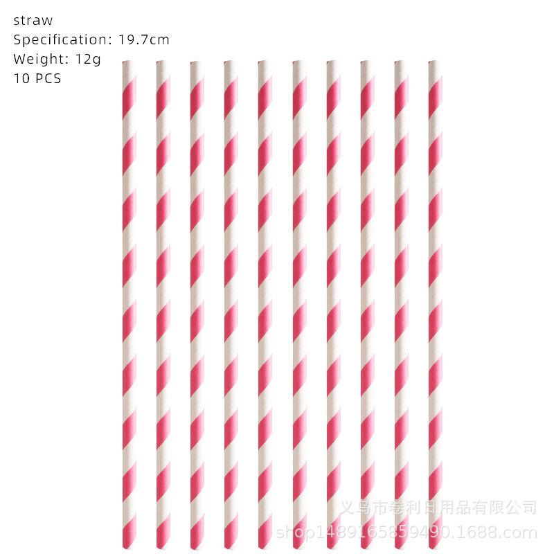 

Pink Denim Theme Party Supplies Pink Denim Theme Party Supplies Knives, Forks And Spoons pink striped straw 10pcs