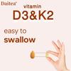 Vitamin D3 10000 IE + Vitamin K2 200 Mcg Nahrungsergänzungsmittel, 120 Weichkapseln pro Flasche