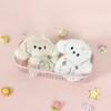 Cartoon Doll Dog Pendant Lace Bow Cute Dog DIY Knot Keychain Bag Pendant Couple Friend Student Birthday Gift