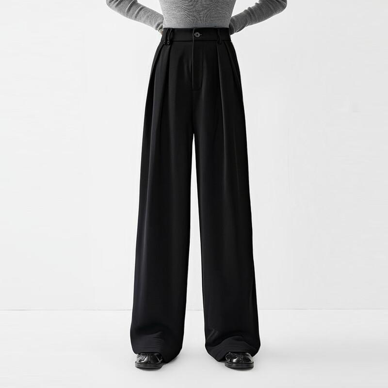 Women's Autumn/Winter 3D Cut Wide-Leg Trousers