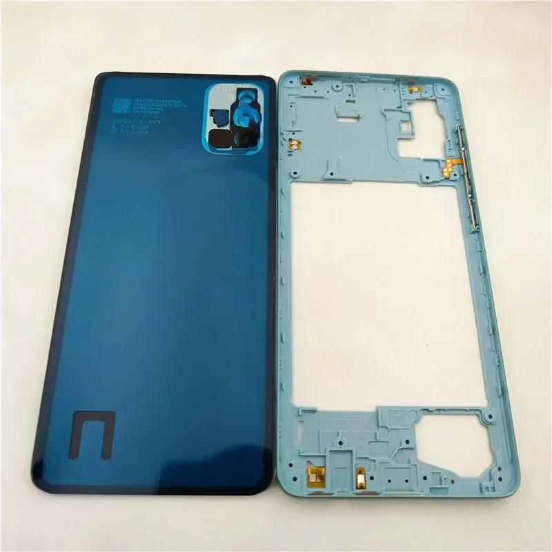 Gehäuse Mittelrahmen Akkufach Rückseite Reparaturteile Kameralinse für Samsung Galaxy A71 2020 A715 A715F