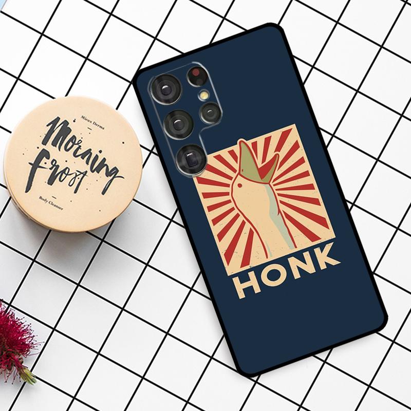 Cartoon Funny Goose Case For Samsung Galaxy S24 FE S21 S22 S23 S25 Ultra S9 S10 Plus S20 FE S25 FE Phone Cover