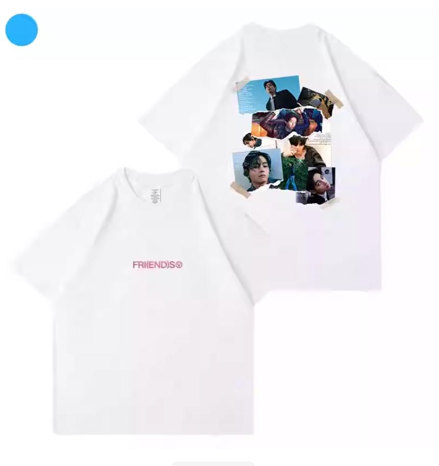 2025 FRIENDS Men T-shirt Brand Short Sleeve Print Tshirt Clothing Designer Luxury Women  TShirt Fashion Summer Tops