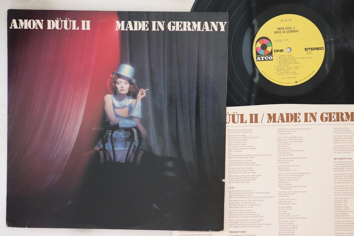 

LP Record AMON DUUL II - Made In Germany SD36119 ATCO 1975 US Rock Used