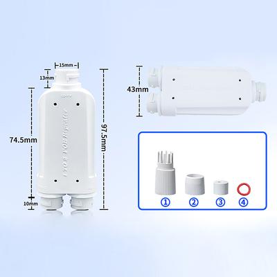 Waterproof Poe 2 Port Repeater 1 To 2 Poe Extender Outdoor For Poe Switch Camera