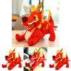Chinese Dragon Plush Toy With Short Pile Fabric For New Year Gift And Collection
