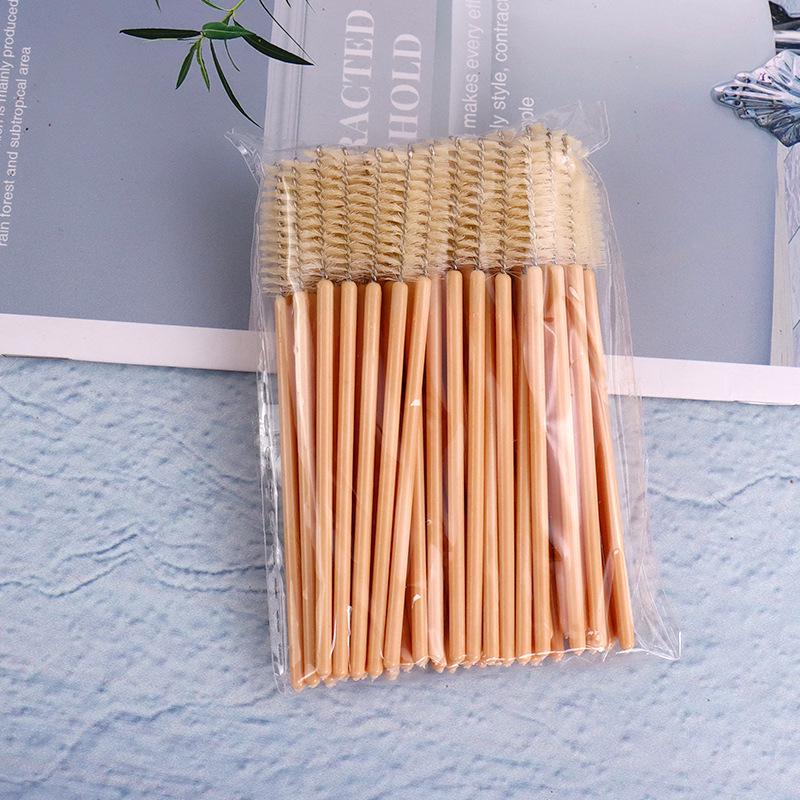 Portable Solid Rod Colored Eyelash & Eyebrow Brush for Makeup & Grafted Lashes
