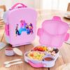 KPop Dämonenjäger Brotdose mit Löffel Gabel Soßenbehälter Mädchen Anime Brief Schulpicknick Bento Lebensmittelaufbewahrungsbehälter Kindergeschenk