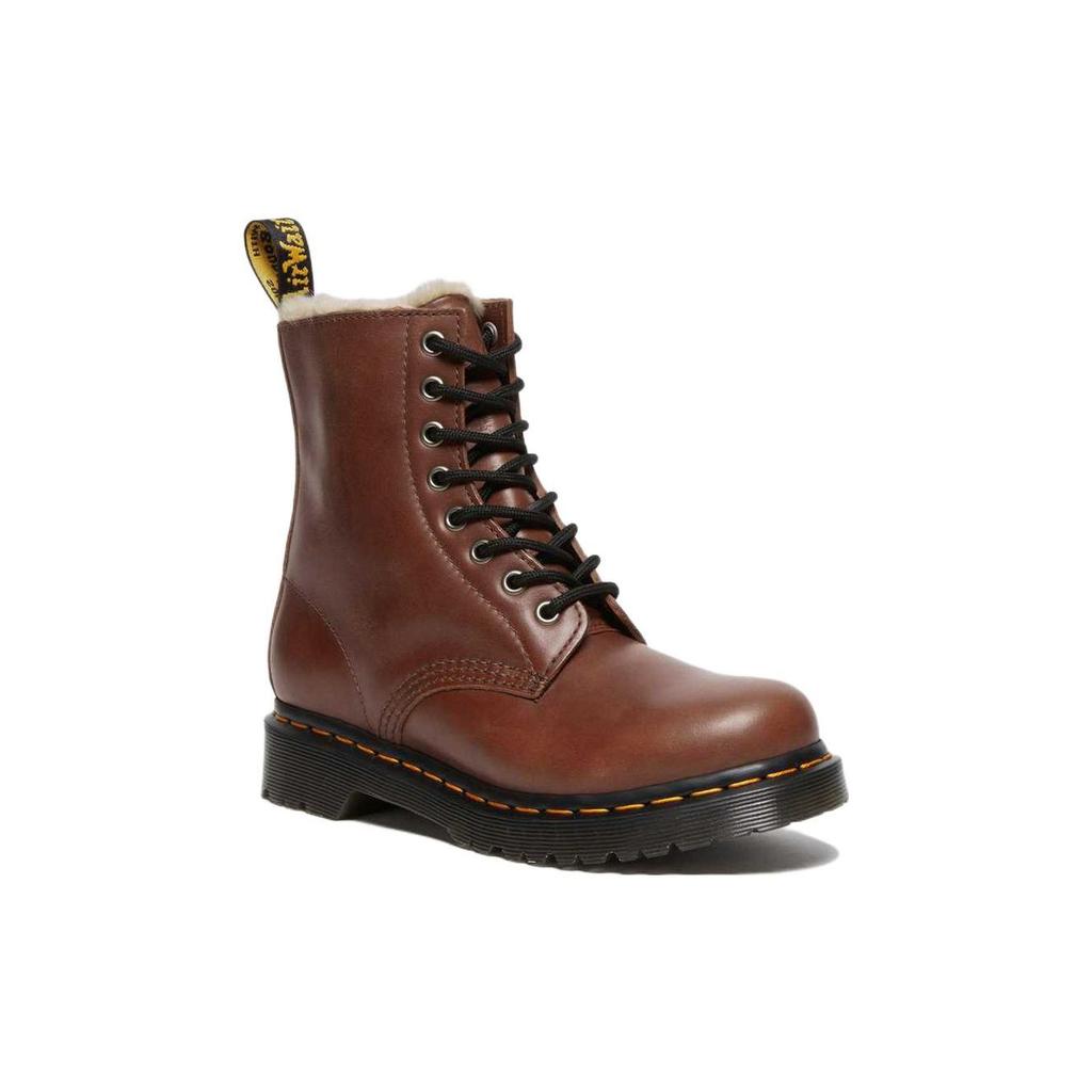 Dr. Martens 1460 Leather Fashion Warm Short Boots Women Boots Brown 27782225