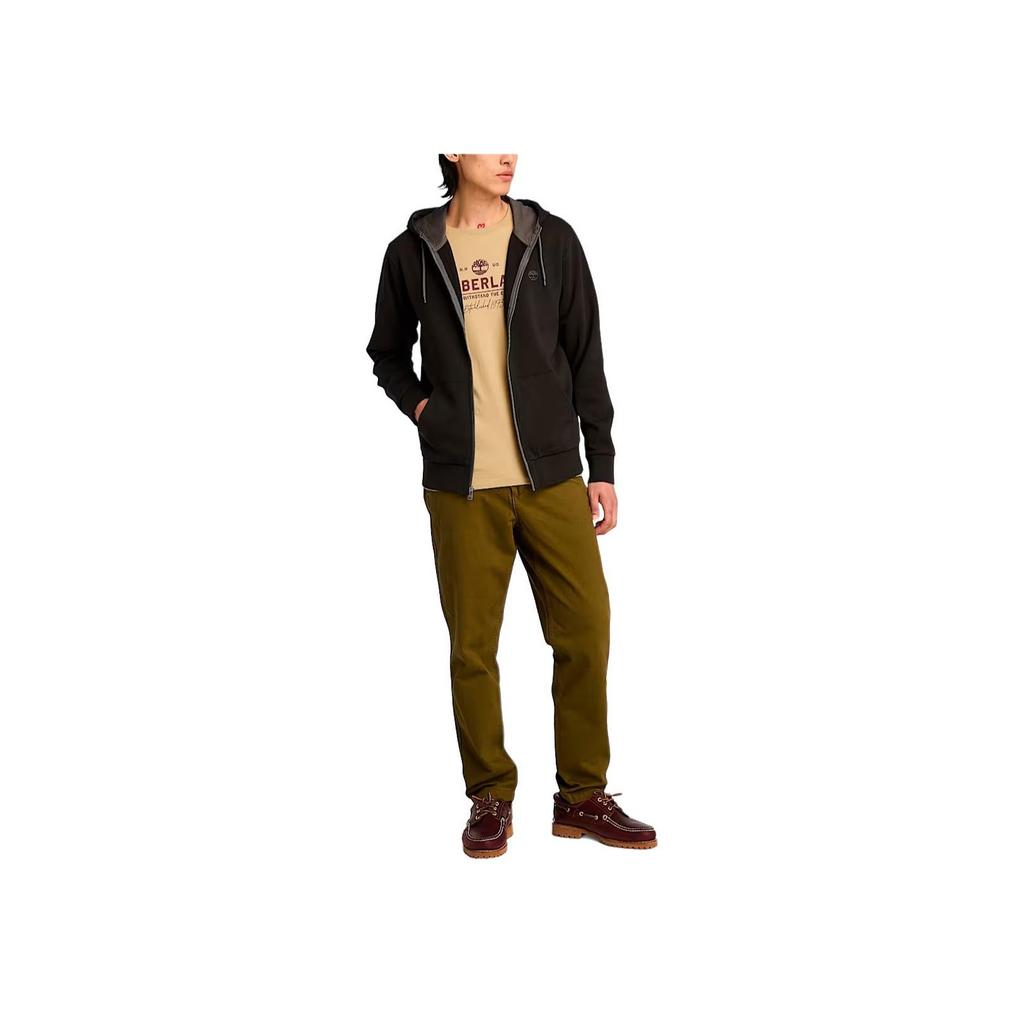 Timberland Oyster River Zip-Up Hooded Fleece Jacket Men Jackets TB0A2GCJ-X65