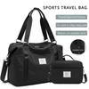 OUTWALK Torby Podróżne Unisex na Krótkie Dystanse Wodoodporna Torba Podręczna Oxford Rozszerzalna o Dużej Pojemności Torba Crossbody z Oddzielną Przechowalnią na Mokre i Suche