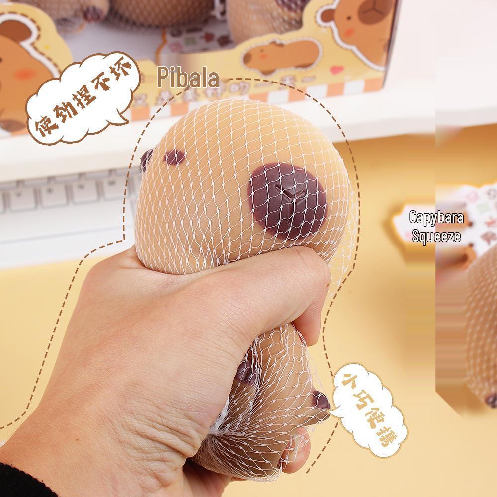 Capybara Squeeze Toy: Quirky Stress Relief Doll for Students