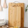 Solid Wood Chopping Block with Handle Wooden Chopping Board Kitchen Supplies Cutting Board  Kitchen