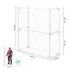 Acrylic Figure Mini Car Miniature Car Storage with Collection for Wall Hanging Width Depth Clear Rack for Assembly Rail Toy Storage Toy Display Figure