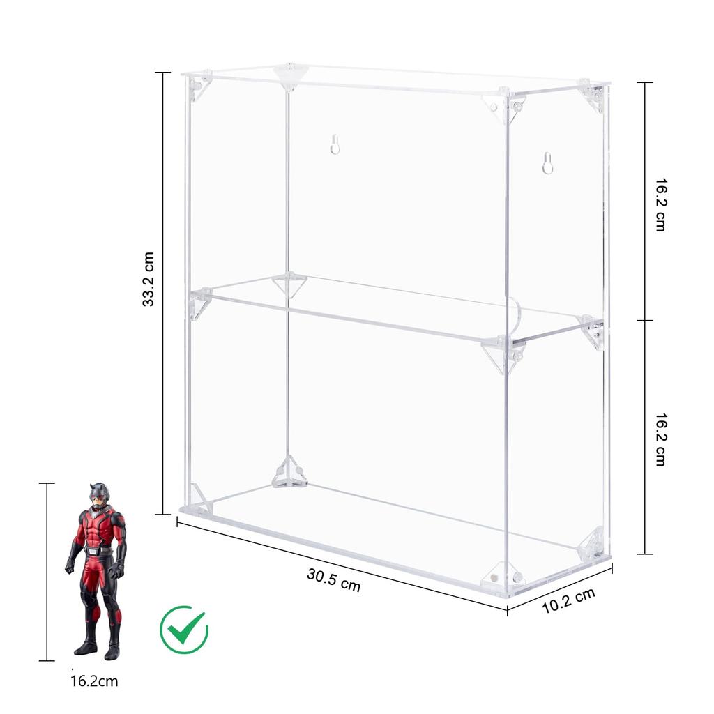 Acrylic Figure Mini Car Miniature Car Storage with Collection for Wall Hanging Width Depth Clear Rack for Assembly Rail Toy Storage Toy Display Figure