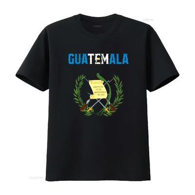 Guatemala Bandera Guatemalteca de Camiseta vintage Lavada Elegante hombre Transpirable Versátil Unisex Cómodo ropa de diseñador