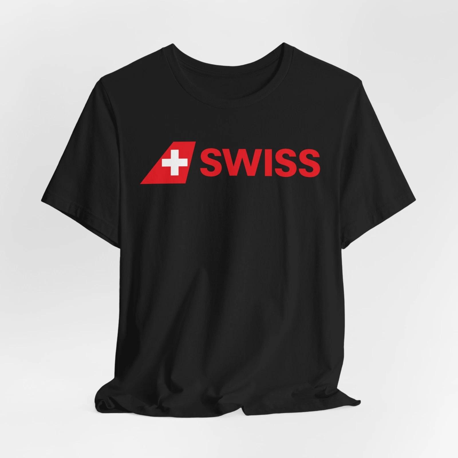 Men s and Women s T-shirts Swiss International Air Lines Logo L