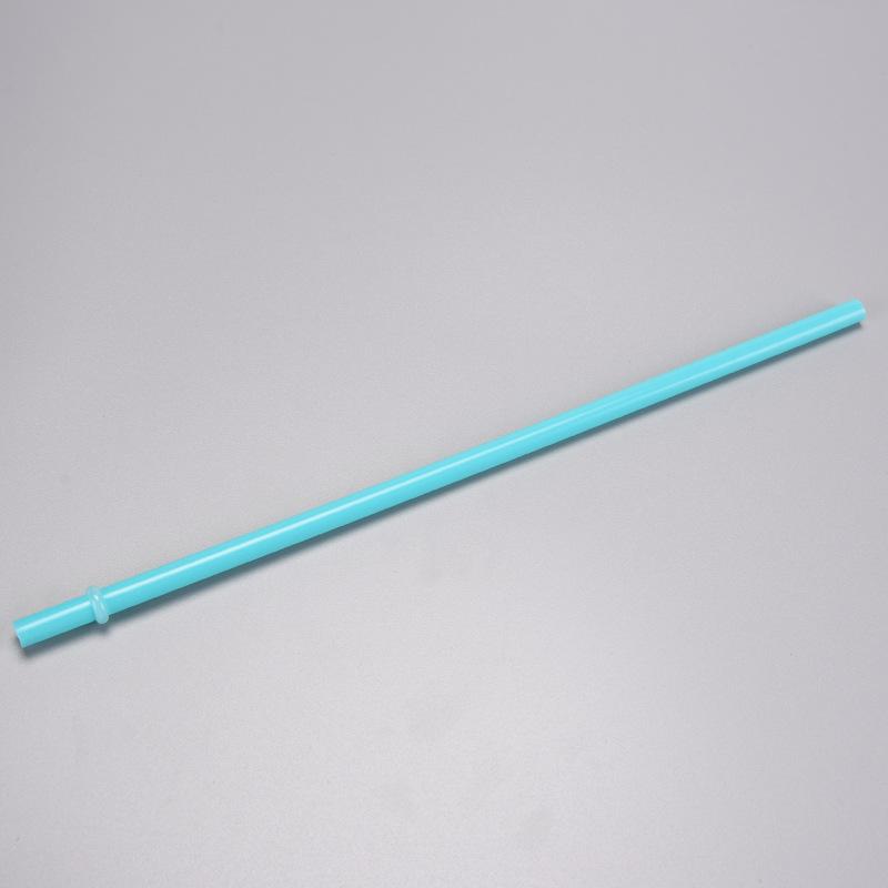 7Mm Aperture Straw 37 Color Solid Color Plastic Cup Accessories Pp Straw Non-Disposable Straw With Ring