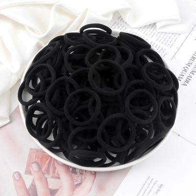 25 Culori 50/100 BUC Elastice Negre de Păr Legături 4cm Culoare Solidă Bandă de Păr pentru Femei Fete Accesorii de Păr Cadou Suport Coadă de Cal