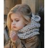 eBay Hot Sale Handmade Crochet Hat Children's Animal Ears Wool Hat Scarf Hooded Bear Hat