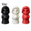 Halloween Decorations 3D Printed Grim Reaper Figurine Holding Pumpkin, Blank DIY Tabletop Seasonal Decor Paintable Statue, Cute Desktop Shelf Holiday
