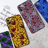 African Wax Pattern Fabric Case For Samsung Galaxy A15 A17 A54 A34 A14 A13 A23 A33 A53 A52 A32 A12 A56 A36 A16 A35 A55