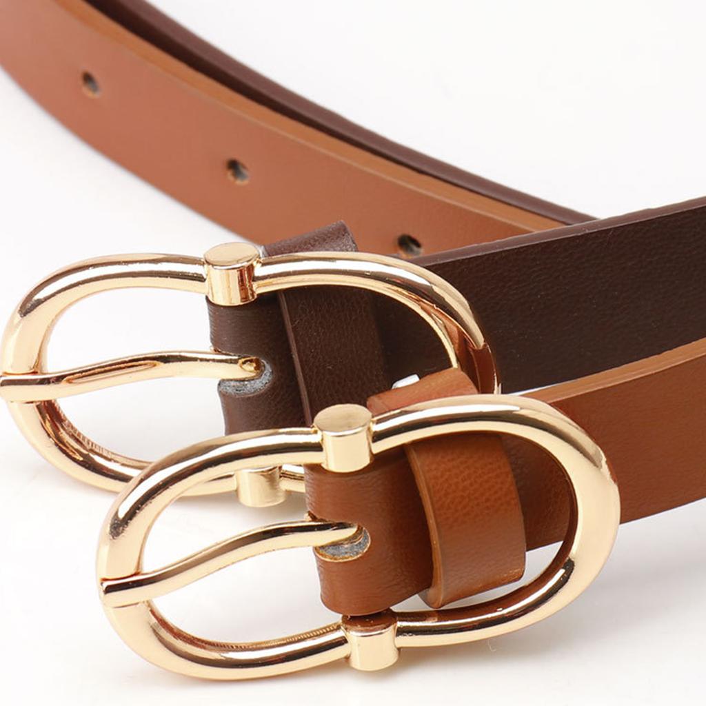 Women's Waist Belt Fashion PU Leather Belt Decorative Waistband Trendy Waist Accessory for Jeans Trousers Dresses