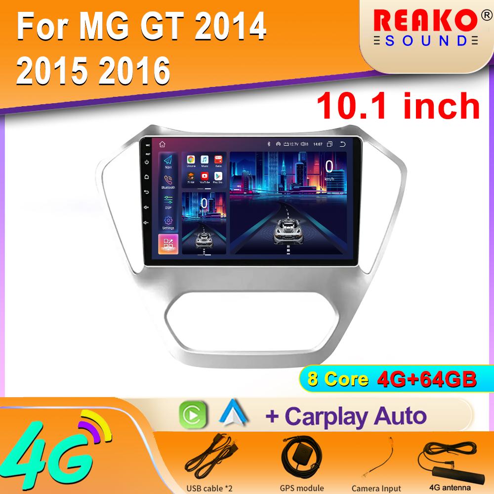 Android Car Radio For MG GT 2014 2015 2016 Video Multimedia Bluetooth Player Navigation 4G GPS Carplay Stereo 10 Inch