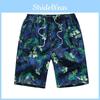 Calções de Banho Masculinos Versáteis Para Natação e Esportes Design Elegante Multicolorido