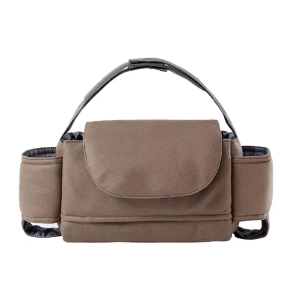 Large Capacity Stroller Hanging Bag Detachable Design Stroller Cup Holder  Casual Use