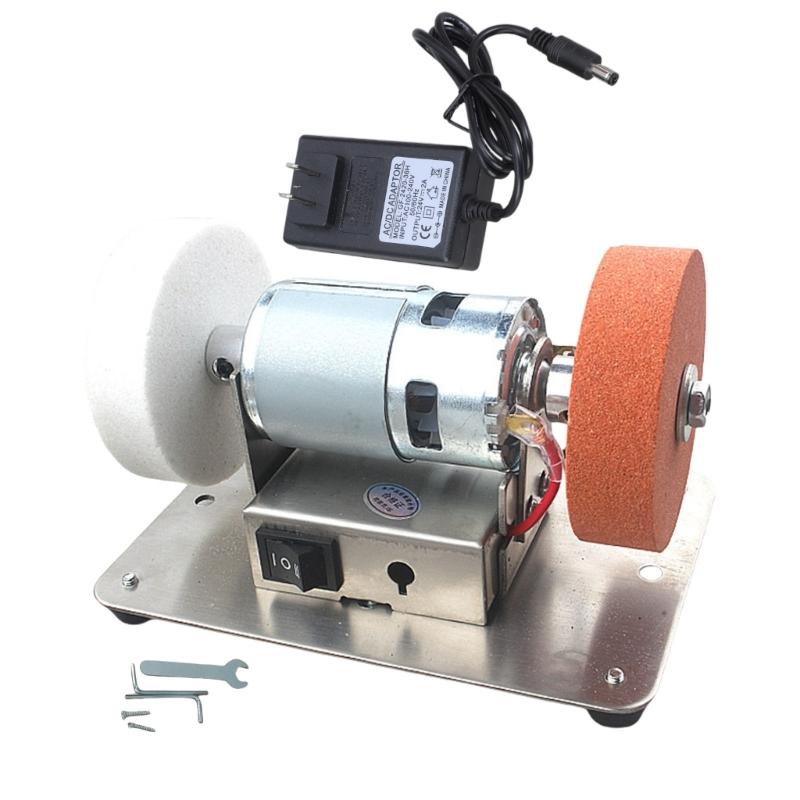 

Професійний важкий настільний шліфувальний верстат 100 Вт, регулювання швидкості 6000 об/хв для металу, дерева, DIY-проектів