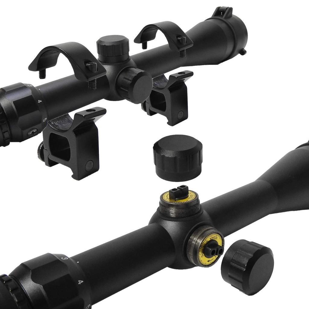 WF Optical Rifle Scope 3-9x40mm with Mounting Rings / 3-9x Zoom, Suitable for Domestic Hunting and Real Firearms