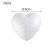 New Heart Foam Mould White Craft Balls Styrofoam Modelling Polystyrene Wedding Decor DIY Ball Party Decoration 6/8.5/10/15cm