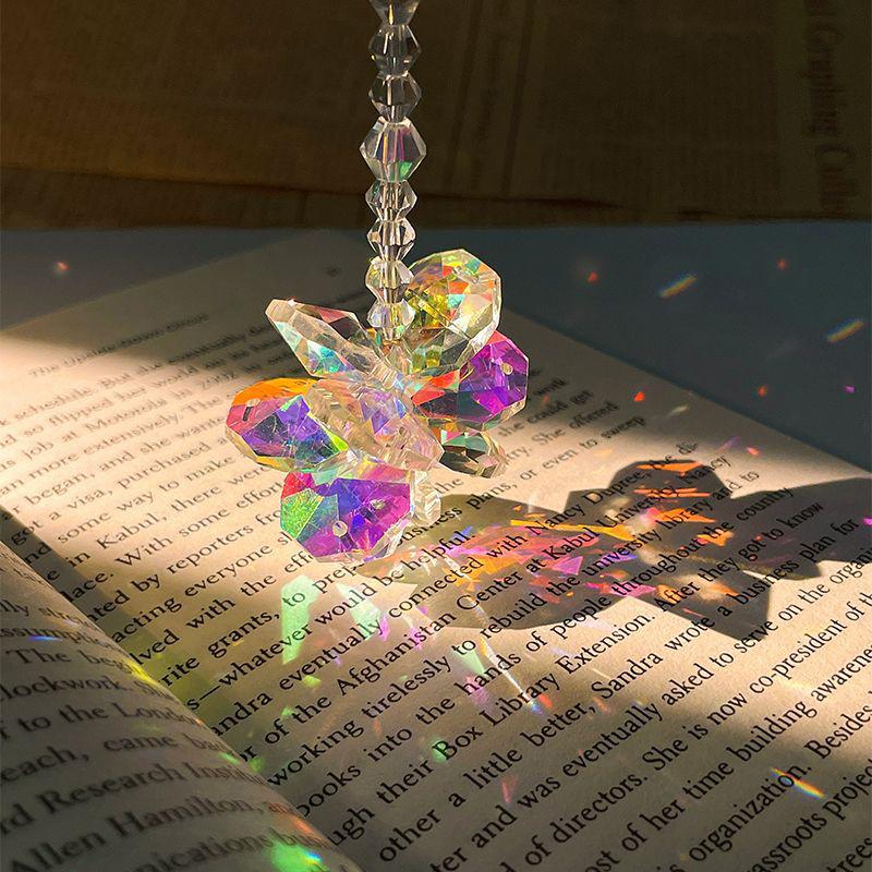 Suncatcher Prismico Colorato di Moda Ornamento Generatore di Arcobaleno Decorazione da Appendere alla Finestra Decorazione Natalizia per la Casa Regalo