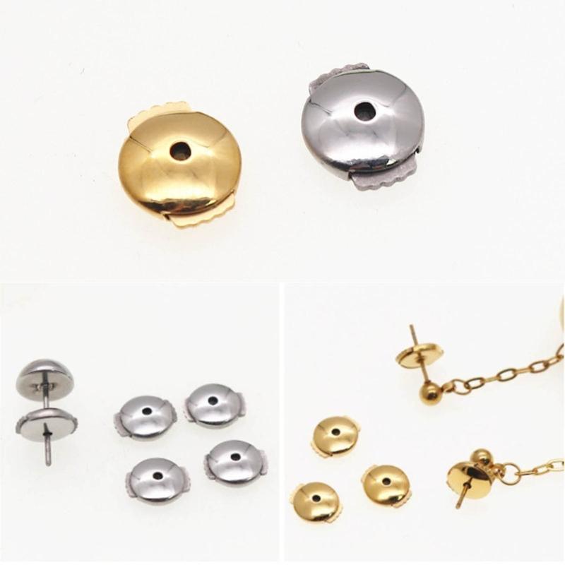 Stylish and Practical Earplugs Locking Clip Convenient Earplugs Retainer Large Earring Replacements for Studs Earrings