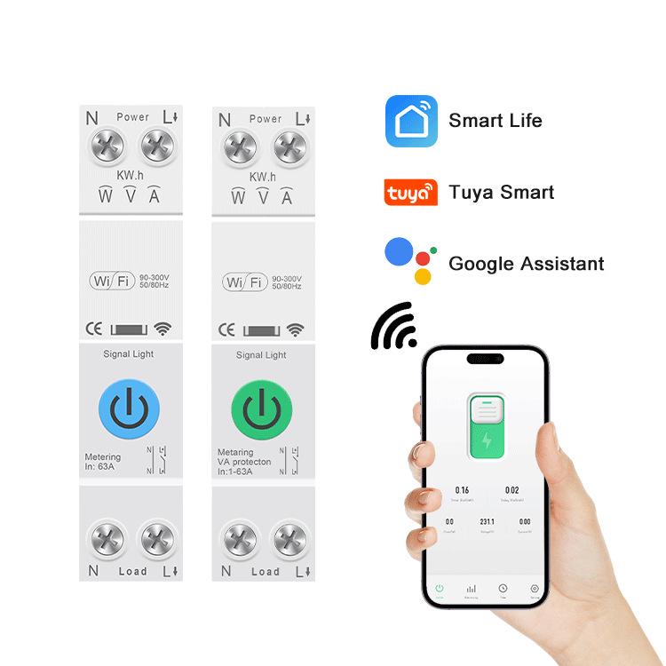 Tuya Smart Wi-Fi Circuit Breaker with Mobile App Control and Timer