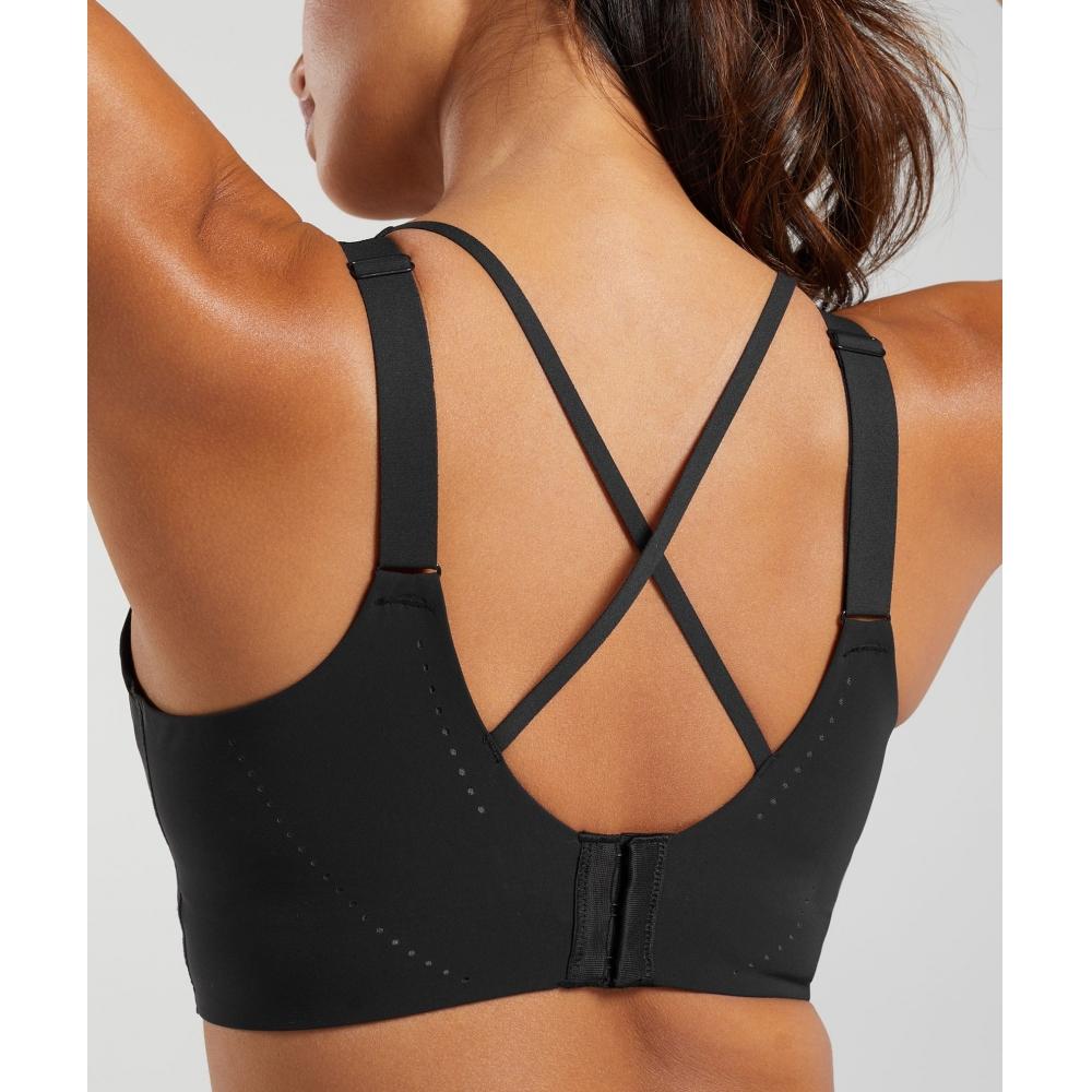 Gymshark Longline Crossback Sports Bra Black B6a6l Bb2j