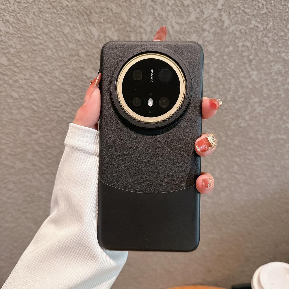 Nappa Leather Phone Case For Huawei Mate 60/50 Pro/Mate30/Pura 70 Pro/P80 Ultra Luxury Shockproof Trendy Protective Cover