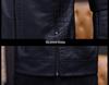 Men's Slim Fit PU Leather Jacket - Spring & Autumn Fashion Trend
