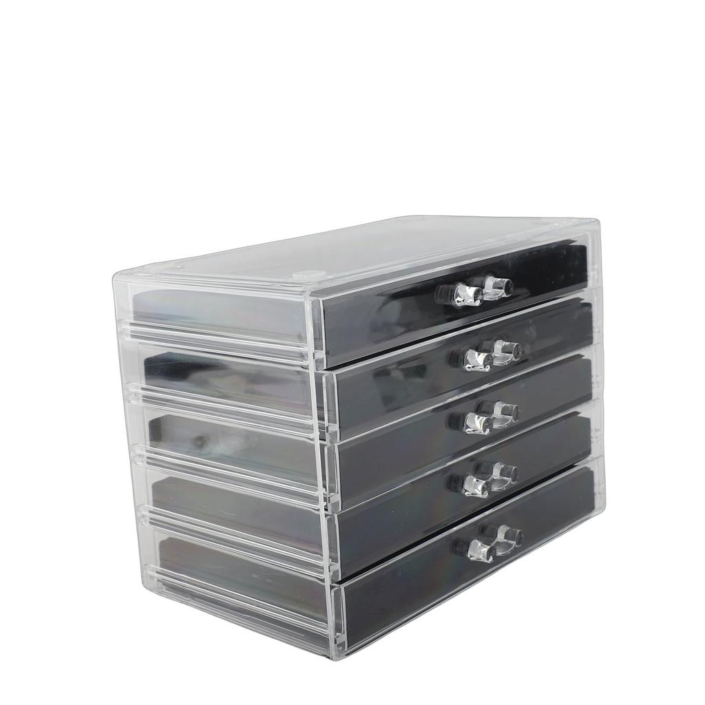 Drawers Rock Collection Box Multi Layer Stones Clear Display Storage Cases for Collectors Craft Enthusiasts
