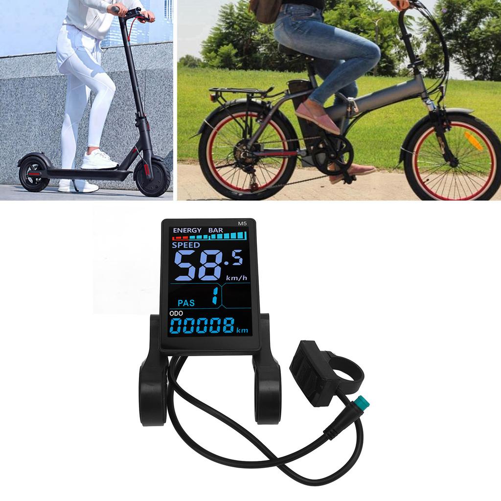 Electric Bike LCD Display Color Screen Waterproofing LCD Display Meter Panel for Mountain Bike Scoot