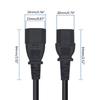 IEC 3Pole C13 Female to 3Pole C14 Male Power Adapters Cable C13 C14 for TV Computer