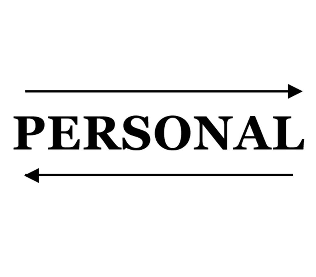 Printtoo Personal Self Inking Rubber Stamp Pre-Inked Office Stamp- Home Office Business Stationery, 47 x 20 mm