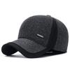 Men's Winter Ear Protection Cotton Hat - Warm, Thickened Baseball Cap for Dad and Elderly