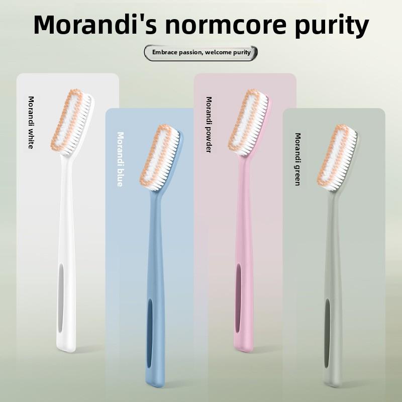 The third-generation 100 hole long head big head toothbrush is suitable deep oral cleaning families,schools,traveling couples