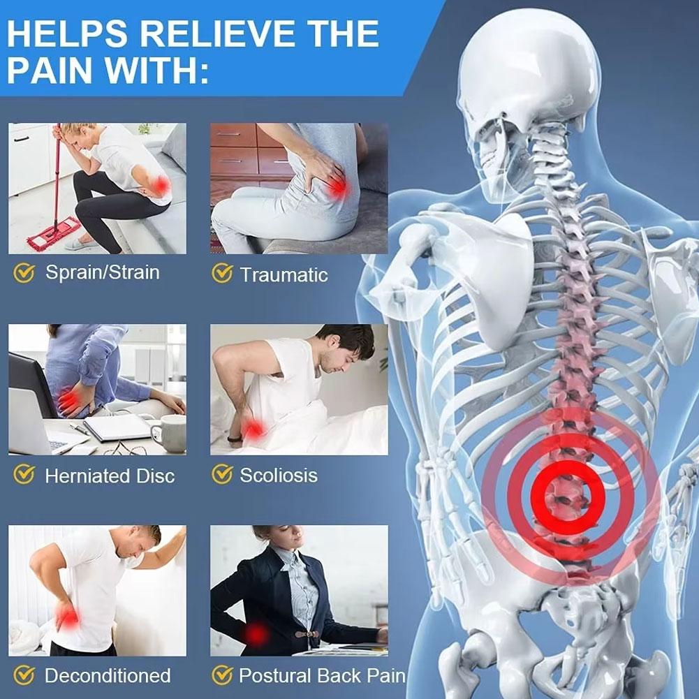 1PC Back Brace for Lower Back Pain Relief, Lumbar Support Belt with Lumbar Pad, Ergonomic Design for Herniated Disc, Sciatica