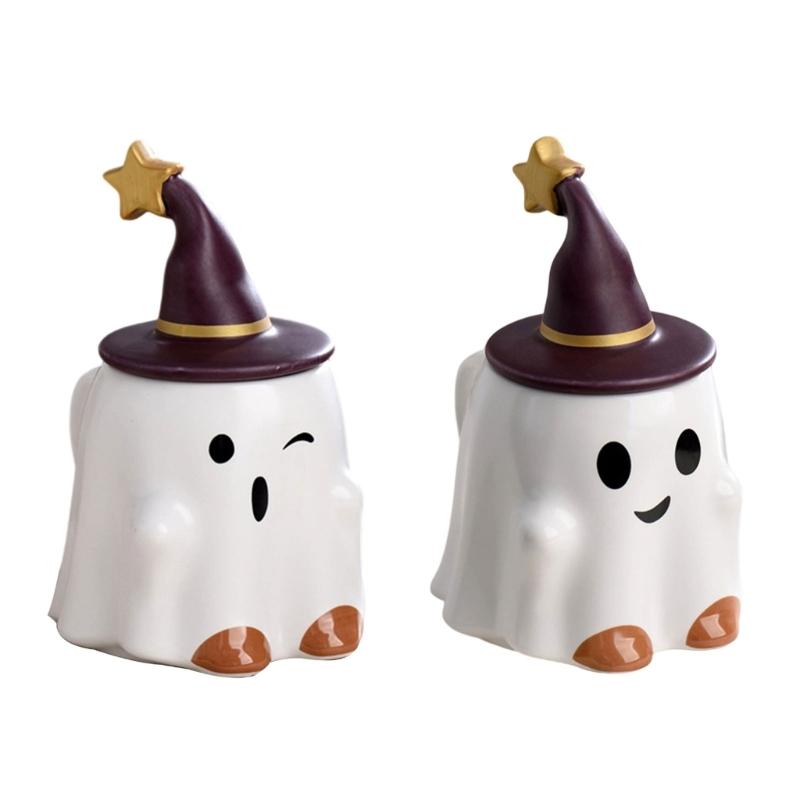 Unique 3D Goblins Themed Ceramic Mugs Large Capacity Halloween Gift Coffee Cup For Hot Chocolate Teas Halloween Gift