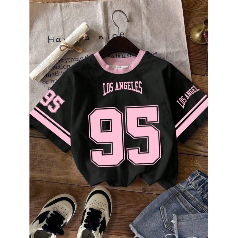 Mens Womens Casual Retro American Style T-Shirt Digital Print Slim Fit Short Sleeve Crew Neck Tee