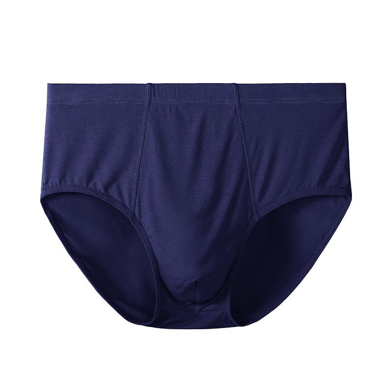 Men's High Waisted Triangle Underwear Middle-aged and Elderly Plus Size Underwear